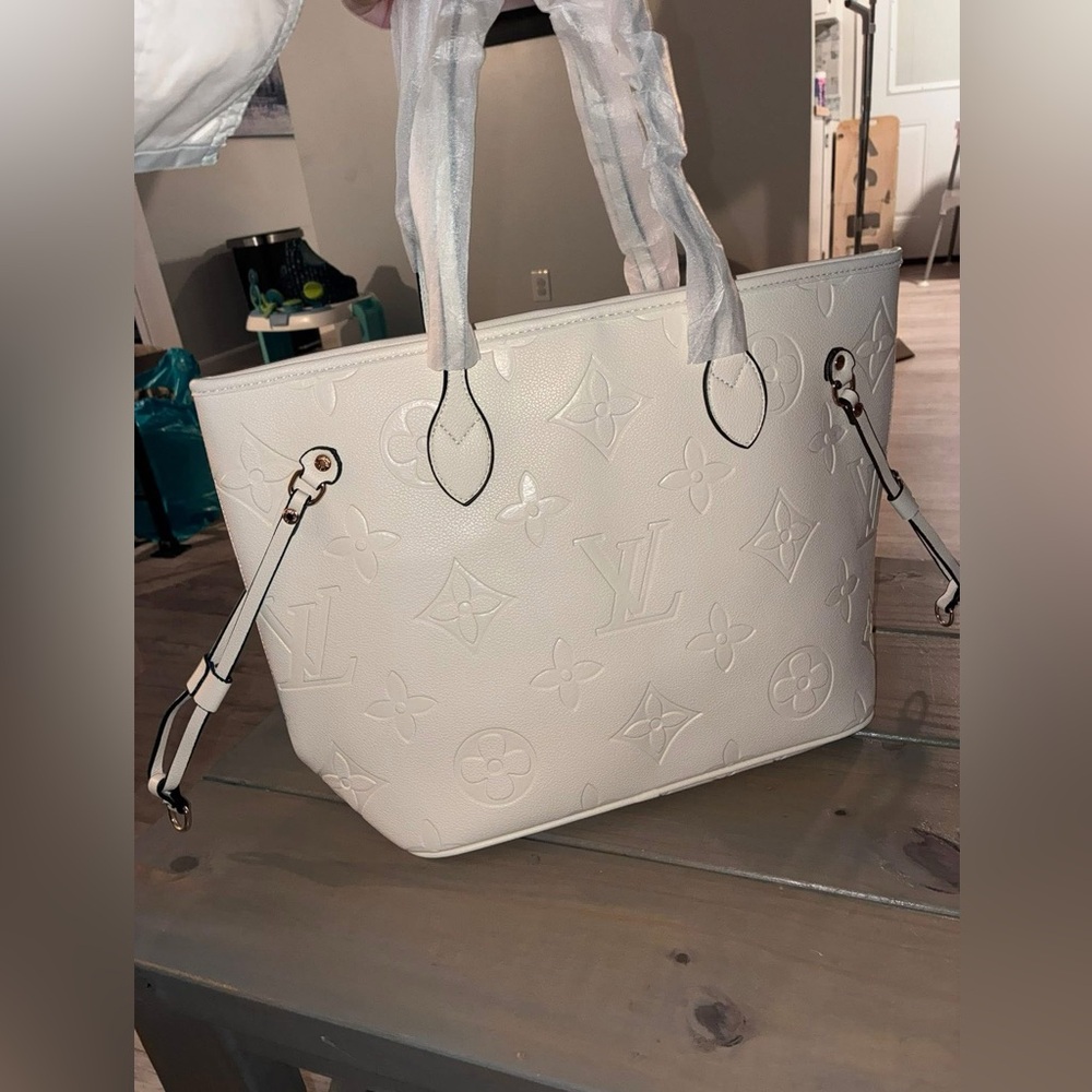 Designer Inspired Monogram Tote Bag - new with bag